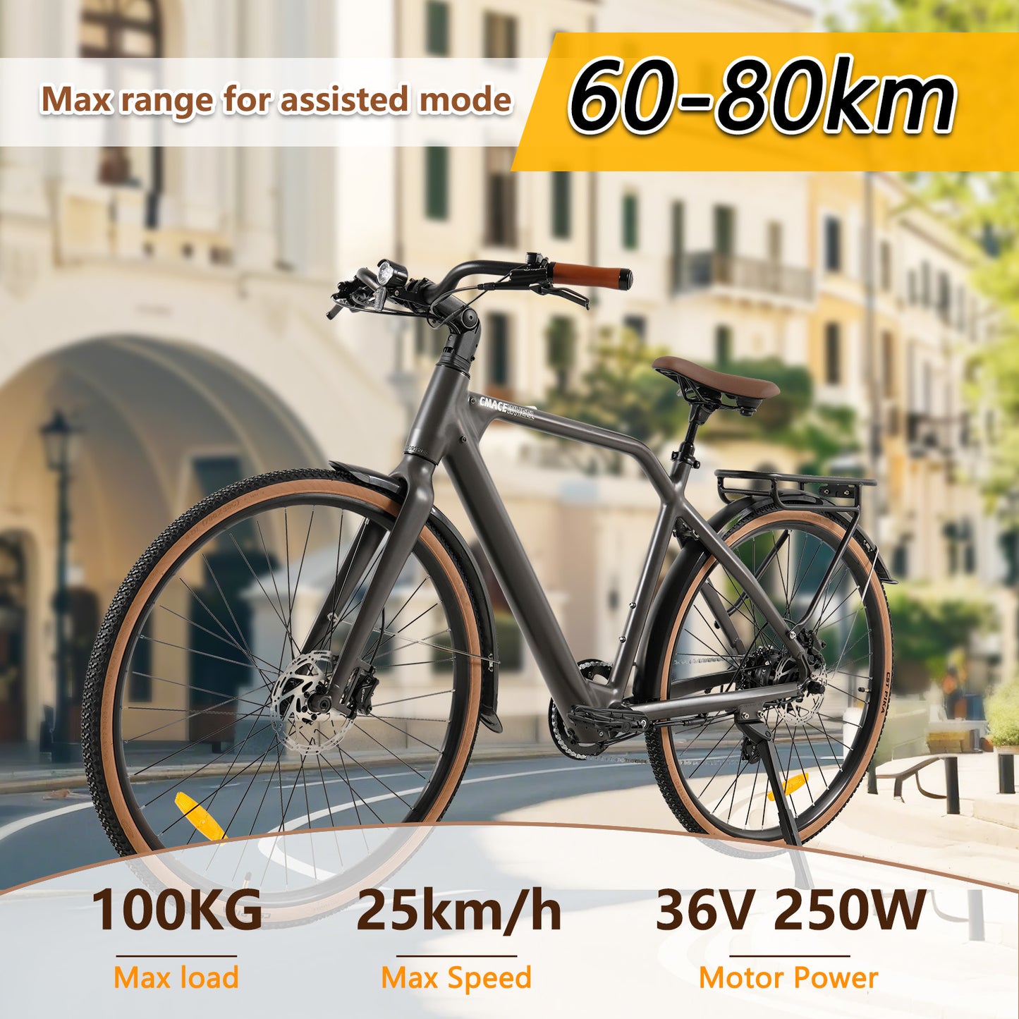 F700-1 Grey ELECTRIC BIKE