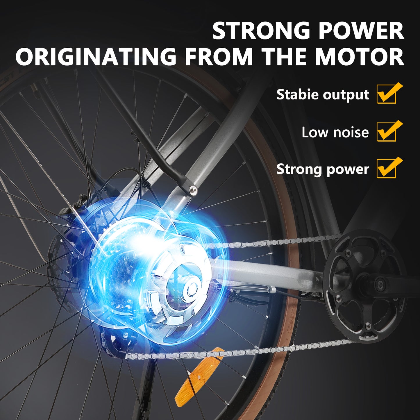 F700-2 Silvery ELECTRIC BIKE