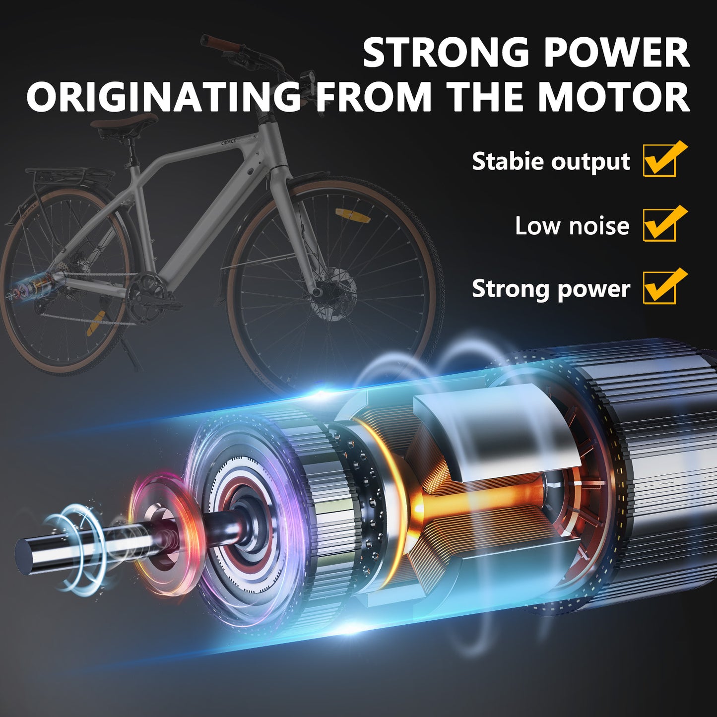 F700-2 Silvery ELECTRIC BIKE