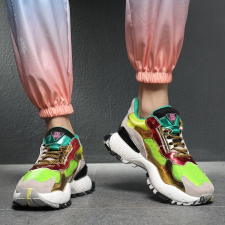 Men's Fashion Breathable Running Shoes Trendy Casual Sports Shoes
